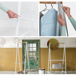 BRABANTIA 118265 stalak za odlaganje ( vješanje ) rublja, veći, bijeli