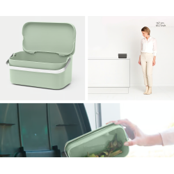 BRABANTIA 215803 , BIO kanta za odvajanje otpada , 1.80 litara, jade zelena