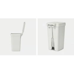 BRABANTIA 800504 , kanta za otpad, 10 litara, svijetlo siva