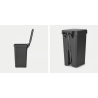 BRABANTIA 800528 , kanta za otpad, 10 litara, tamno siva