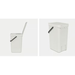 BRABANTIA 213465 , kanta za otpad, 16 litara, svijetlo siva
