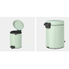 BRABANTIA 233883 Pedal Bin Newicon, 5 litara, kanta za otpad, jade zelena