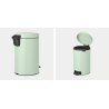 BRABANTIA 233906 Pedal Bin Newicon, 12 litara, kanta za otpad, jade zelena