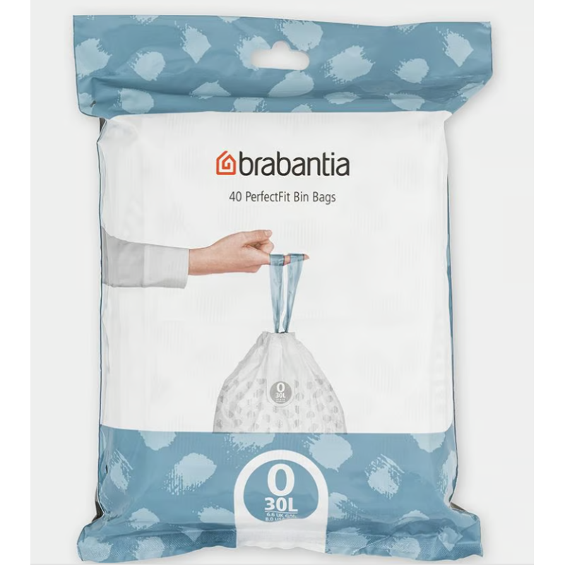 BRABANTIA 124846 vrećice oznaka O, za kante od 30 litara, 40 komada