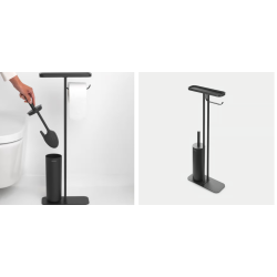 BRABANTIA 303043 set za toalet, mineralno siva