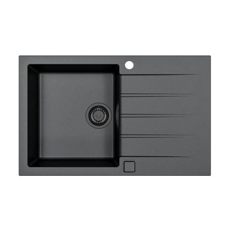 ALVEUS Cadit 20, sudoper granital ,Black Edition, za element od 45 cm širine