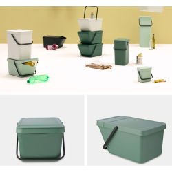 BRABANTIA 277740 Sort & Go, 20 litara, kanta za otpad, jela zelena