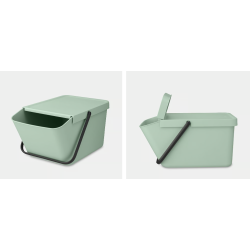 BRABANTIA 277764 Sort & Go, 20 litara, kanta za otpad, jade zelena