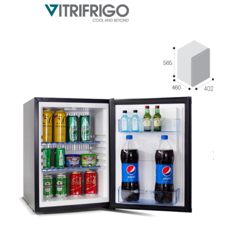 VITRIFRIGO HC 40 Apsorpcijski minibar, puna vrata, 40 litara, 220 V