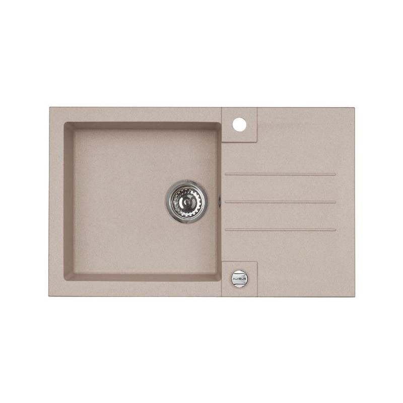 ALVEUS Rock 130 , sudoper granital, za element od 60  cm širine, terra G22