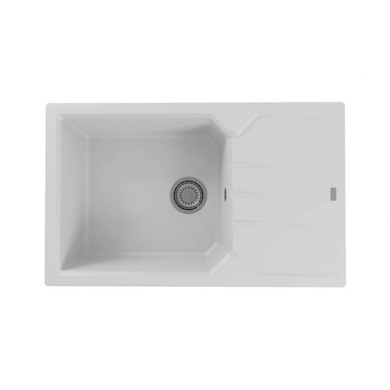 ALVEUS Record 40 , sudoper granital, za element od 60  cm širine, arctic G11