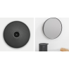 BRABANTIA 303449 kupaonsko kozmetičko ogledalo, sivo, promjer 20.40 cm