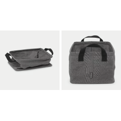 BRABANTIA 232701 sklopiva košara za rublje/igračke, 30 litara, pepper crna