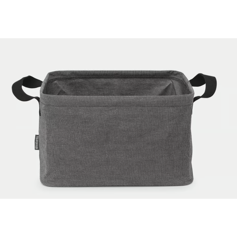 BRABANTIA 232701 sklopiva košara za rublje/igračke, 30 litara, pepper crna