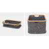 BRABANTIA 232725 sklopiva košara za rublje/igračke, 40 litara, pepper crna