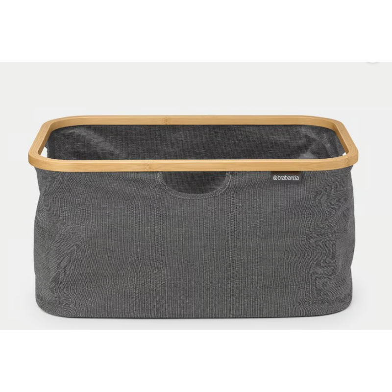 BRABANTIA 232725 sklopiva košara za rublje/igračke, 40 litara, pepper crna