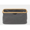 BRABANTIA 232725 sklopiva košara za rublje/igračke, 40 litara, pepper crna