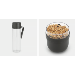 BRABANTIA 206740 set posuda za doručak, ručak, tamno sivi