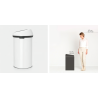 BRABANTIA 108686 Touch Bin , 60 litara, kanta za otpad, bijela