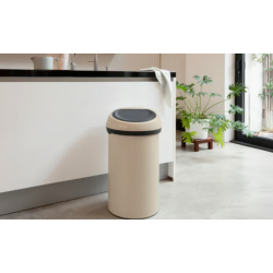 BRABANTIA 200762 Touch Bin , 60 litara, kanta za otpad, soft bež