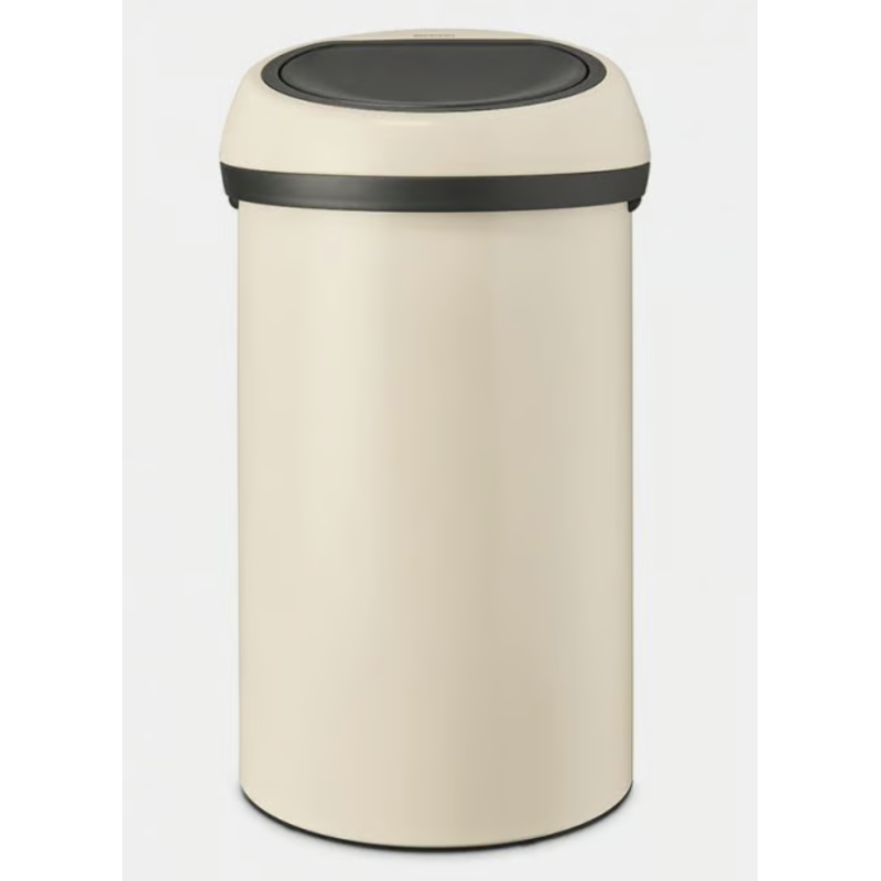 BRABANTIA 200762 Touch Bin , 60 litara, kanta za otpad, soft bež