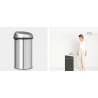 BRABANTIA 484506 Touch Bin , 60 litara, kanta za otpad, matt inox fingerprint proof , nema otisaka prstiju