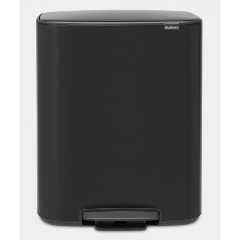 BRABANTIA 211362 Bo Pedal Bin 60 litara, kanta za otpad, matt crna