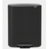 BRABANTIA 211508 Bo Pedal Bin 2 x 30 litara, kanta za otpad, matt crna