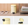 BRABANTIA 233784 Pedal Bin Newicon, 5 litara, kanta za otpad, mellow žuta