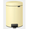 BRABANTIA 233784 Pedal Bin Newicon, 5 litara, kanta za otpad, mellow žuta