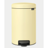 BRABANTIA 233807 Pedal Bin Newicon, 12 litara, kanta za otpad, mellow žuta