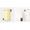 BRABANTIA 233821 Pedal Bin Newicon, 20 litara, kanta za otpad, mellow žuta