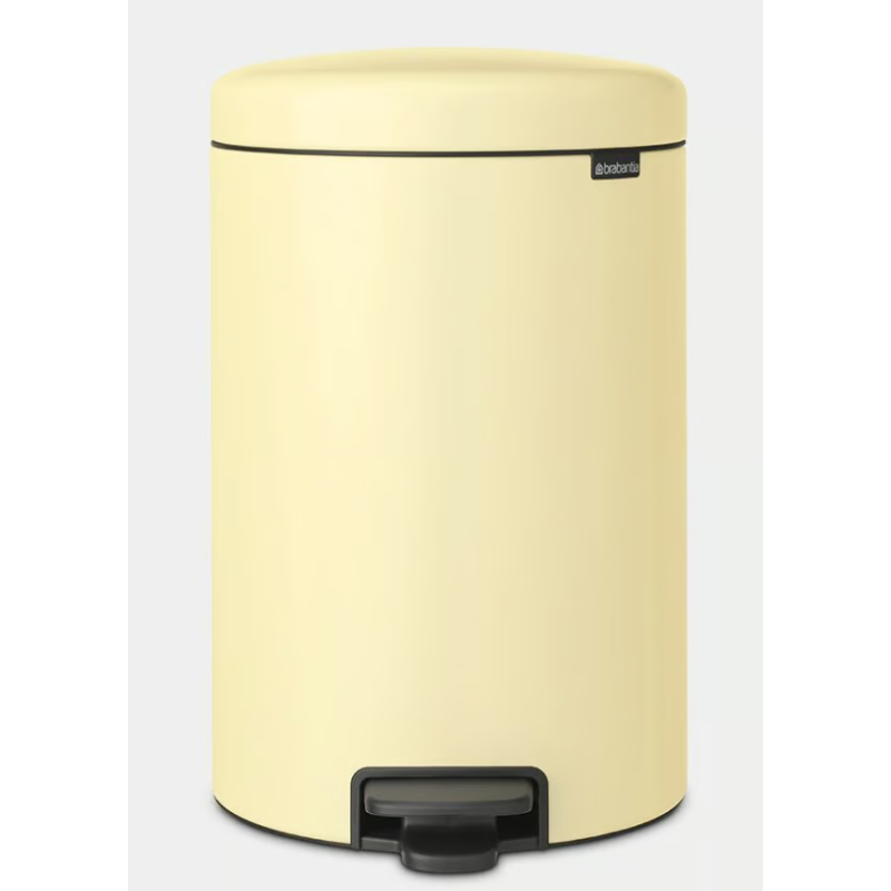 BRABANTIA 233821 Pedal Bin Newicon, 20 litara, kanta za otpad, mellow žuta