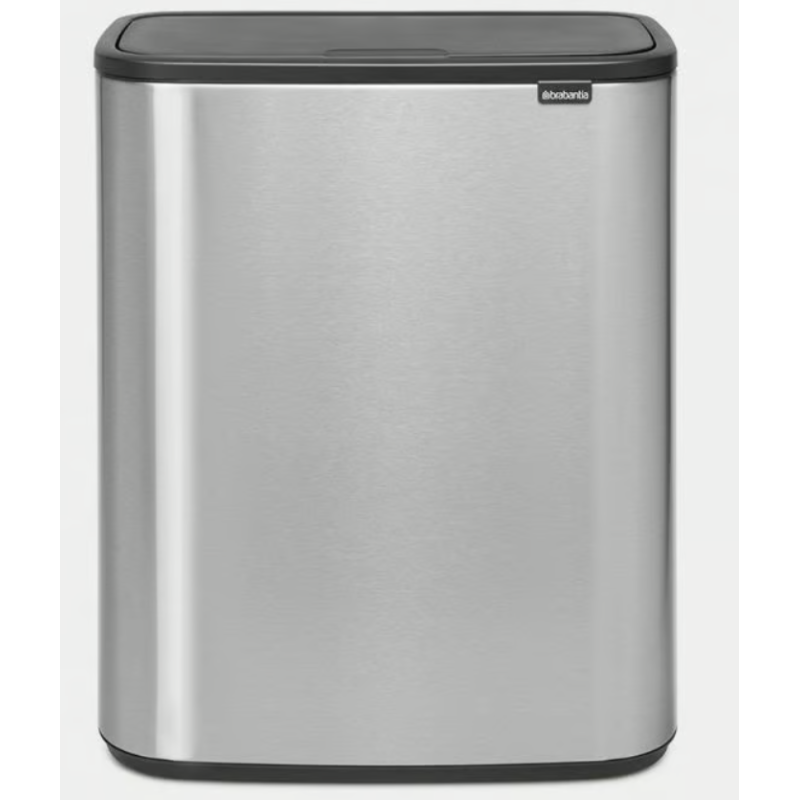 BRABANTIA 223082 Bo Touch Bin 60 litara, kanta za otpad, matt inox fingerprint proof, nema otisaka prstiju