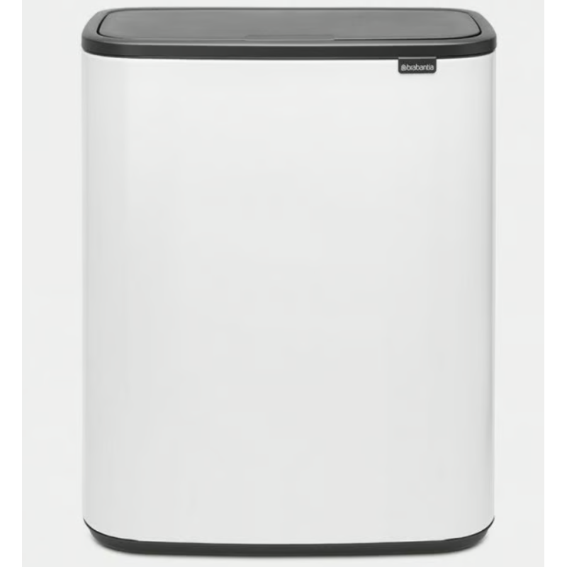 BRABANTIA 221408 Bo Touch Bin 2 x 30 litara, kanta za otpad, bijela