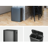 BRABANTIA 233609 Bo Touch Bin 2 x 30 litara, kanta za otpad, confident siva