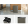 BRABANTIA 221521 Bo Touch Bin 2 x 30 litara, kanta za otpad, platinum