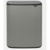 BRABANTIA 221460 Bo Touch Bin 2 x 30 litara, kanta za otpad, mineral concrete siva