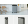 BRABANTIA 130281 Bo Touch Bin Hi 60 litara, kanta za otpad, mineral concrete siva