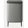 BRABANTIA 130281 Bo Touch Bin Hi 60 litara, kanta za otpad, mineral concrete siva