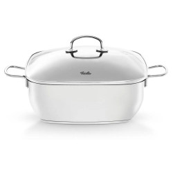 FISSLER  Secural inox pekač kockasti sa staklenim poklopcem, 28 cm, 001-500-28-000/0