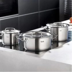 FISSLER Original-Profi Collection® 4-dijelni lonac set sa metalnim poklopcima , 084-128-04-000/0