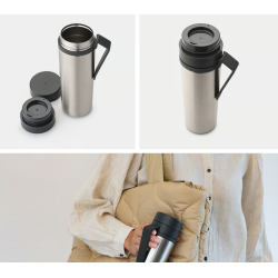 BRABANTIA 228643 termosica toplo/hladno, 0.5 litara, tamno siva