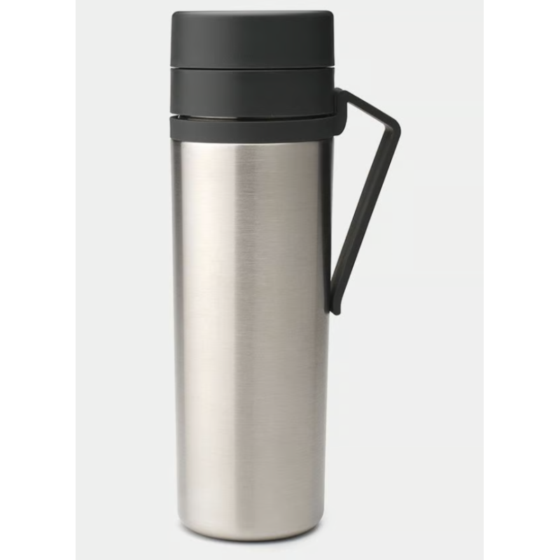 BRABANTIA 228643 termosica toplo/hladno, 0.5 litara, tamno siva