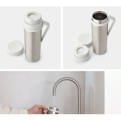 BRABANTIA 228667 termosica toplo/hladno, 0.5 litara, svijetlo siva