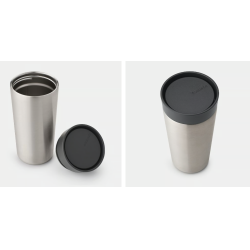 BRABANTIA 228681 termos čaša toplo/hladno, 0.36 litara, tamno siva