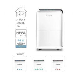 TROTEC TTK 99 HEPA, odvlaživač i pročistač zraka za prostorije do 90 m2