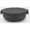 BRABANTIA 206344 Make & Take posuda za salatu i hranu, 1.3 litre, tamno siva
