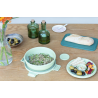 BRABANTIA 206382 Make & Take posuda za salatu i hranu, 1.3 litre, jade zelena