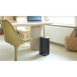 BRABANTIA 113802 Pedal Bin Newicon, 12 litara, kanta za otpad, mineral infinity siva